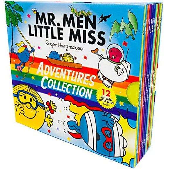 Mr. Men & Little Miss Adventures by Roger Hargreaves 12 Books Set - Ages 3+ - Paperback