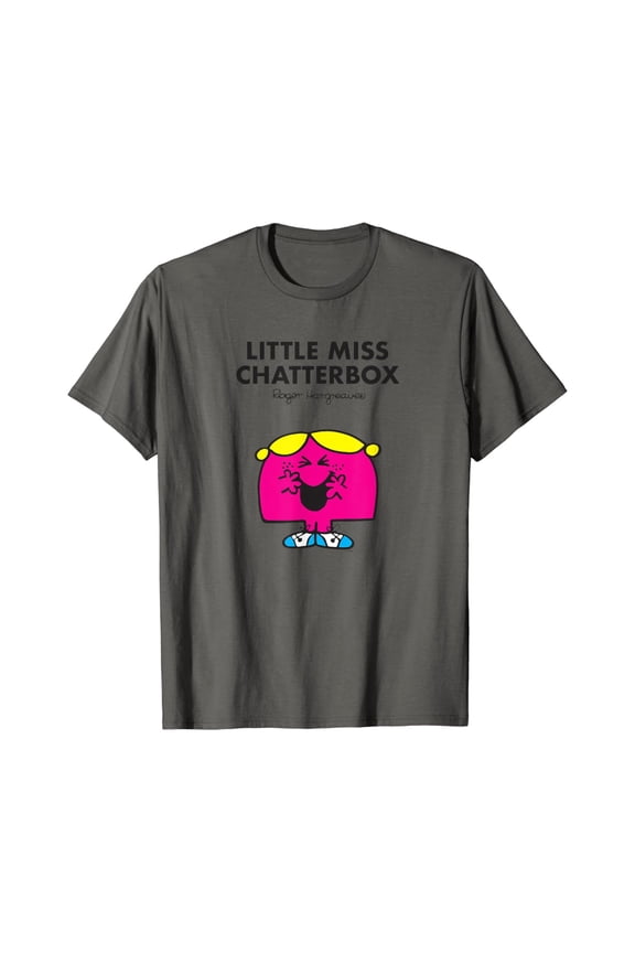 Mr. Men Little Miss Chatterbox T-Shirt Unisex S-5XL Hot Trending Shirt, Vintage Birthday Gift