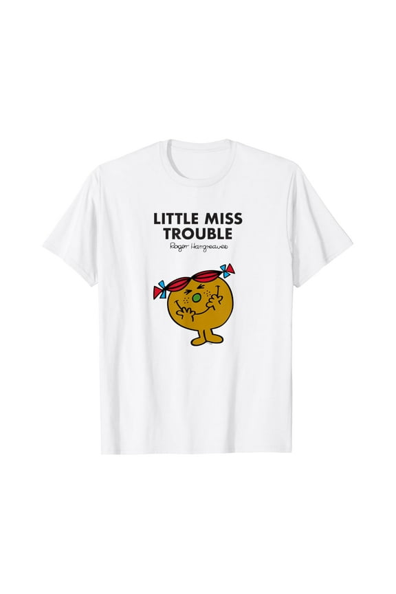 Mr. Men Little Miss Trouble T-Shirt Unisex S-5XL Hot Trending Shirt, Vintage Birthday Gift