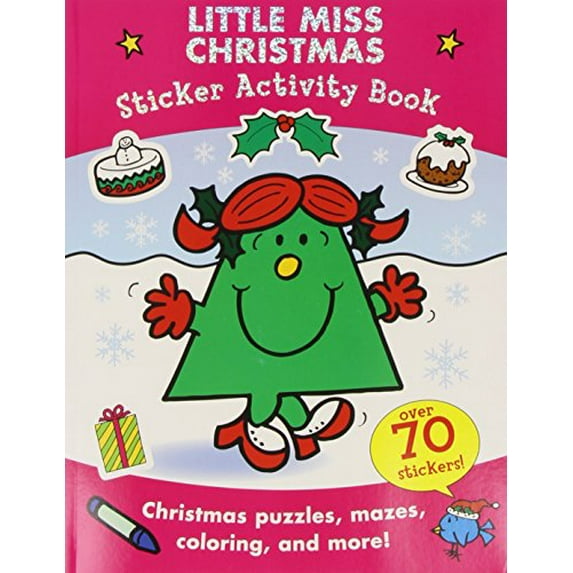 Mr. Men and Little Miss: Little Miss Christmas : Sticker Activity Book (Paperback)
