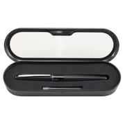 Pilot Metropolitan Fountain Pen, Black Gloss Barrel, Medium Nib, Black Ink