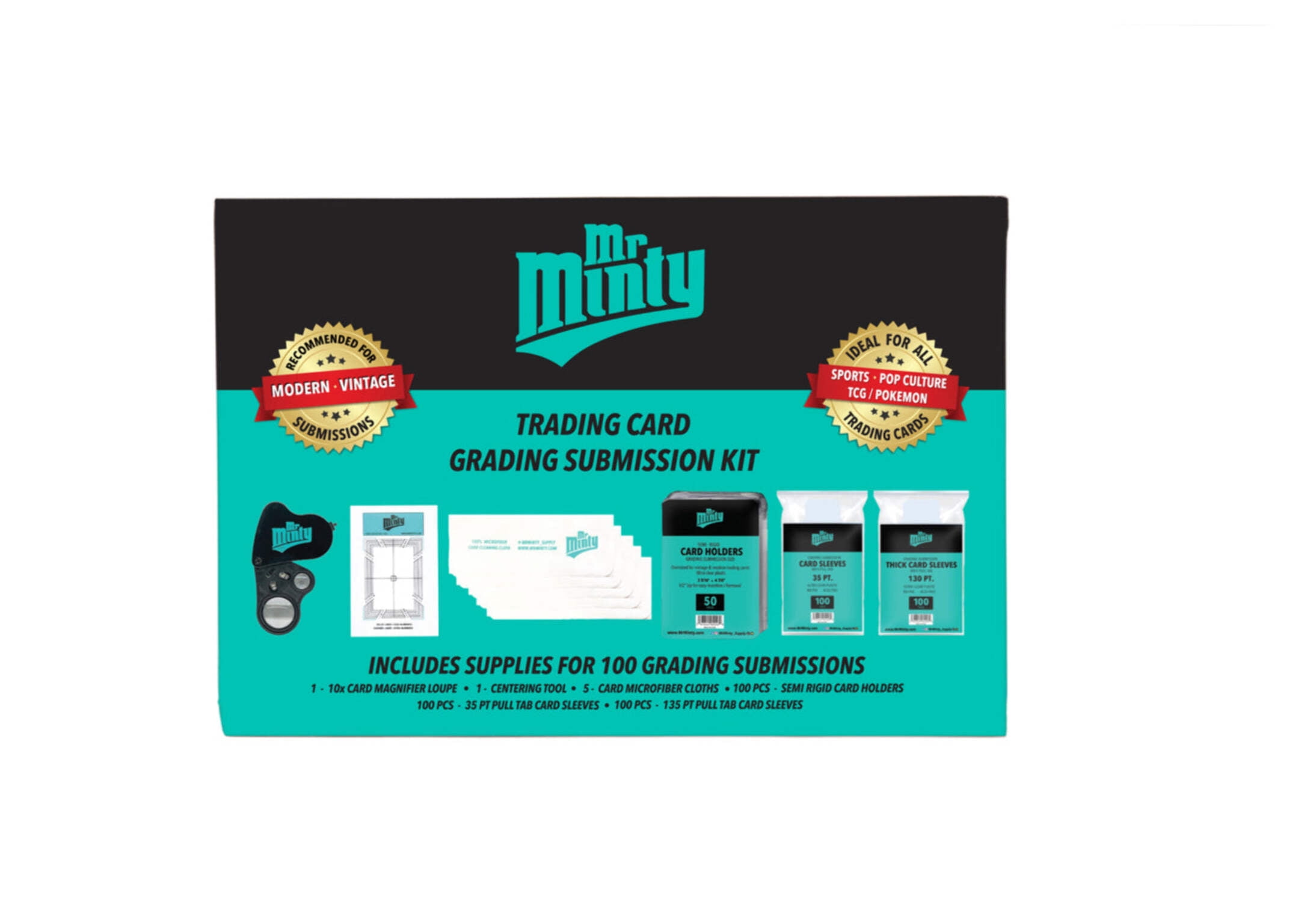 Mr. Minty 11-Piece Card Grading Cleaning Prep Kit for Sports TCG Cards