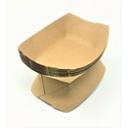 Mr Miracle Kraft Paper Food 3 Pound Size. Dimensions - 8.125 x 5.875 x 2.125 Inches. Pack of 100
