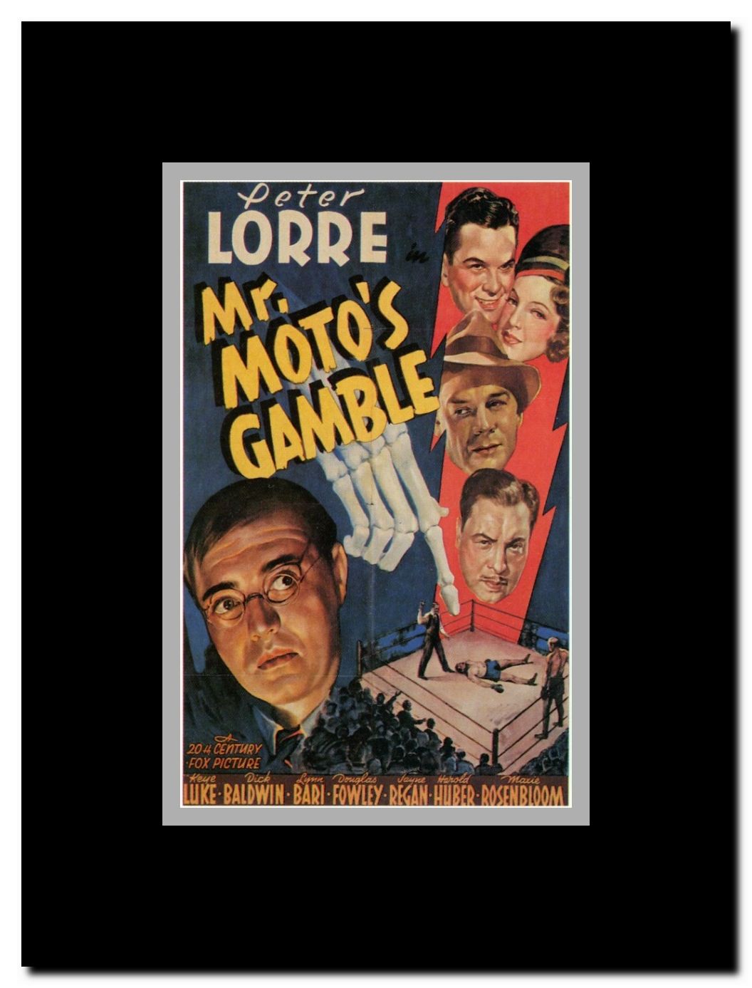 Mr. Motos Gamble Framed Movie Poster