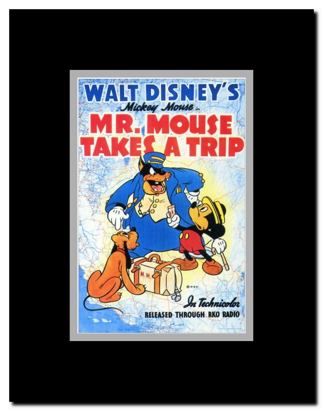 Mr. Mouse Takes a Trip Framed Movie Poster