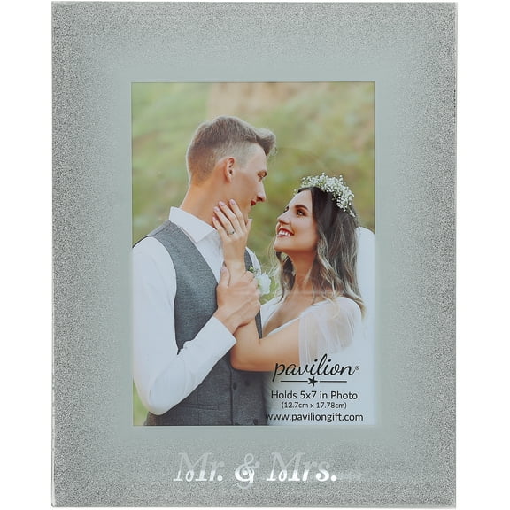 Pavilion Gift Company - Mr. & Mrs. - 8" x 10" Frame (Holds 5"x 7" Photo)