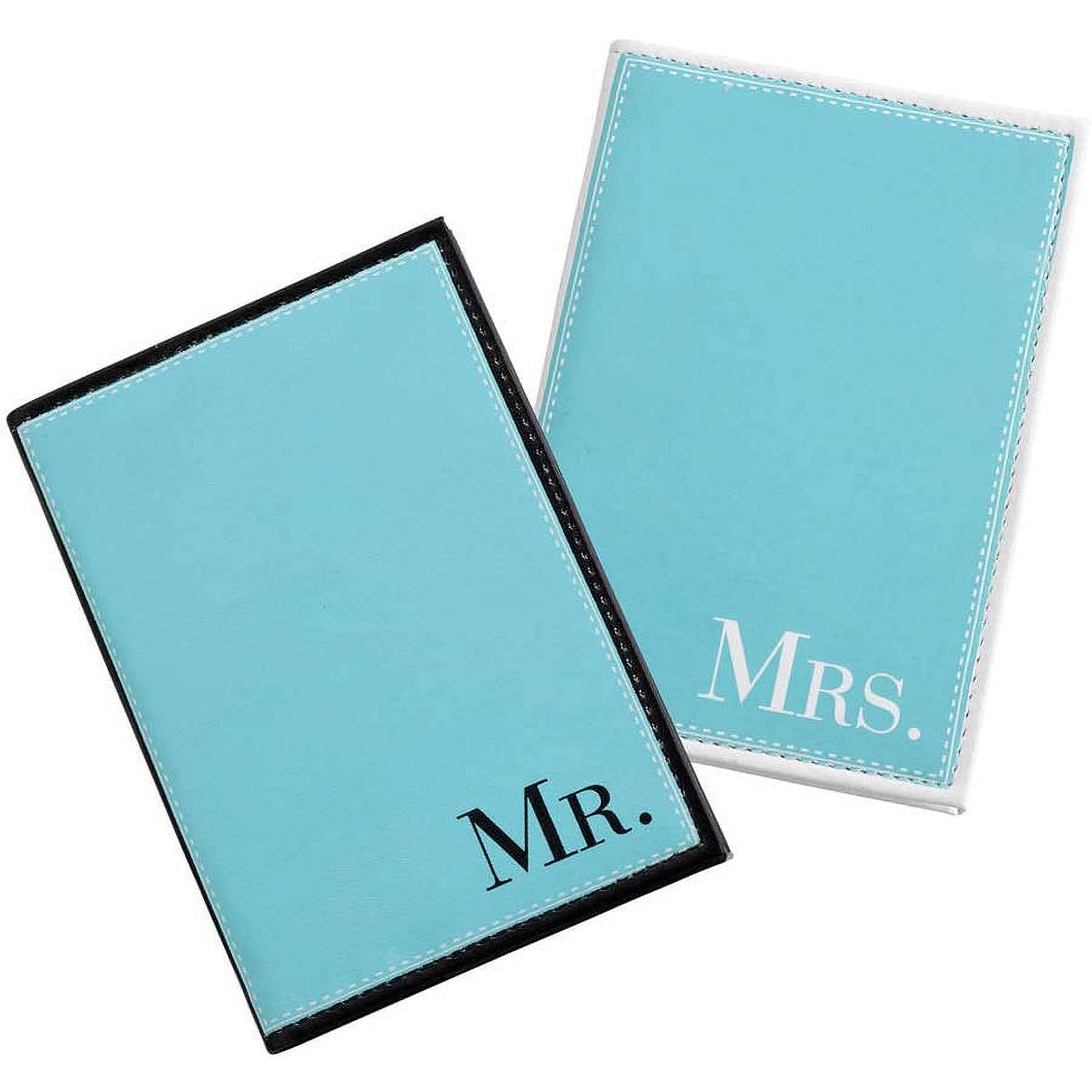 Mr. & Mrs. Aqua Passport Covers