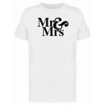 thumbnail image 1 of Mr&Mrs Curvy Font Tee Men's -Image by Shutterstock, 1 of 1