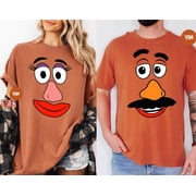 Mr & Mrs Potato Thanksgiving Shirt, Cute Fall Couple Matching Tee, Funny Halloween Thanksgiving Graphic Shirt, Halloween Family Matching Outfit, Thanksgiving Party Gift