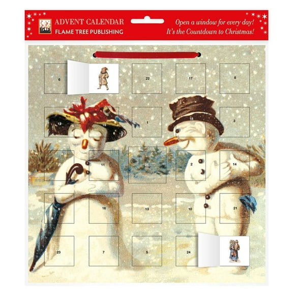 Mr & Mrs Snowman advent calendar (with stickers) (Calendar)