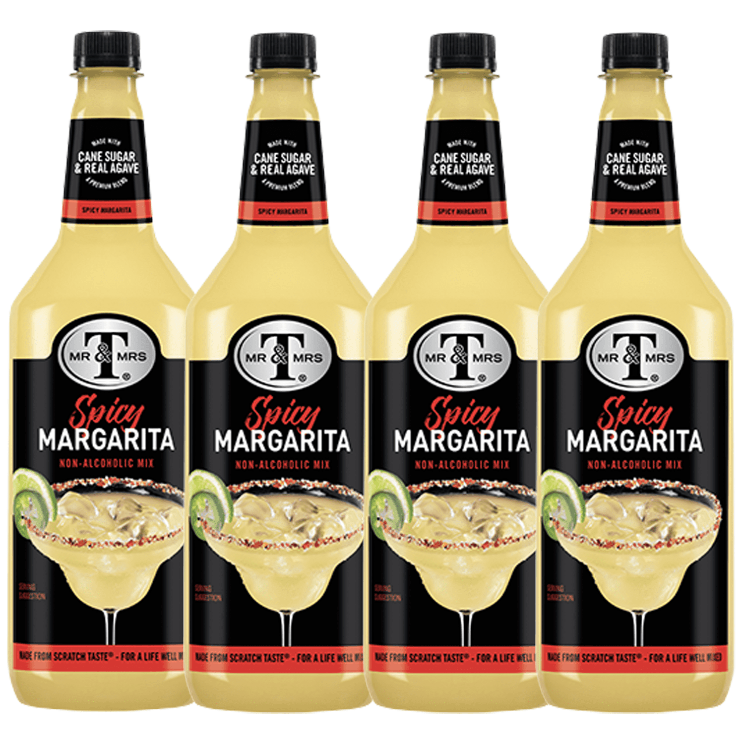 Mr Mrs Spicy Margarita Mix, 1L Bottle, Pack – Premium Cocktail
