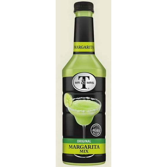 Mr & Mrs T Original Margarita Cocktail Mixer, 1 LT - Case of 6