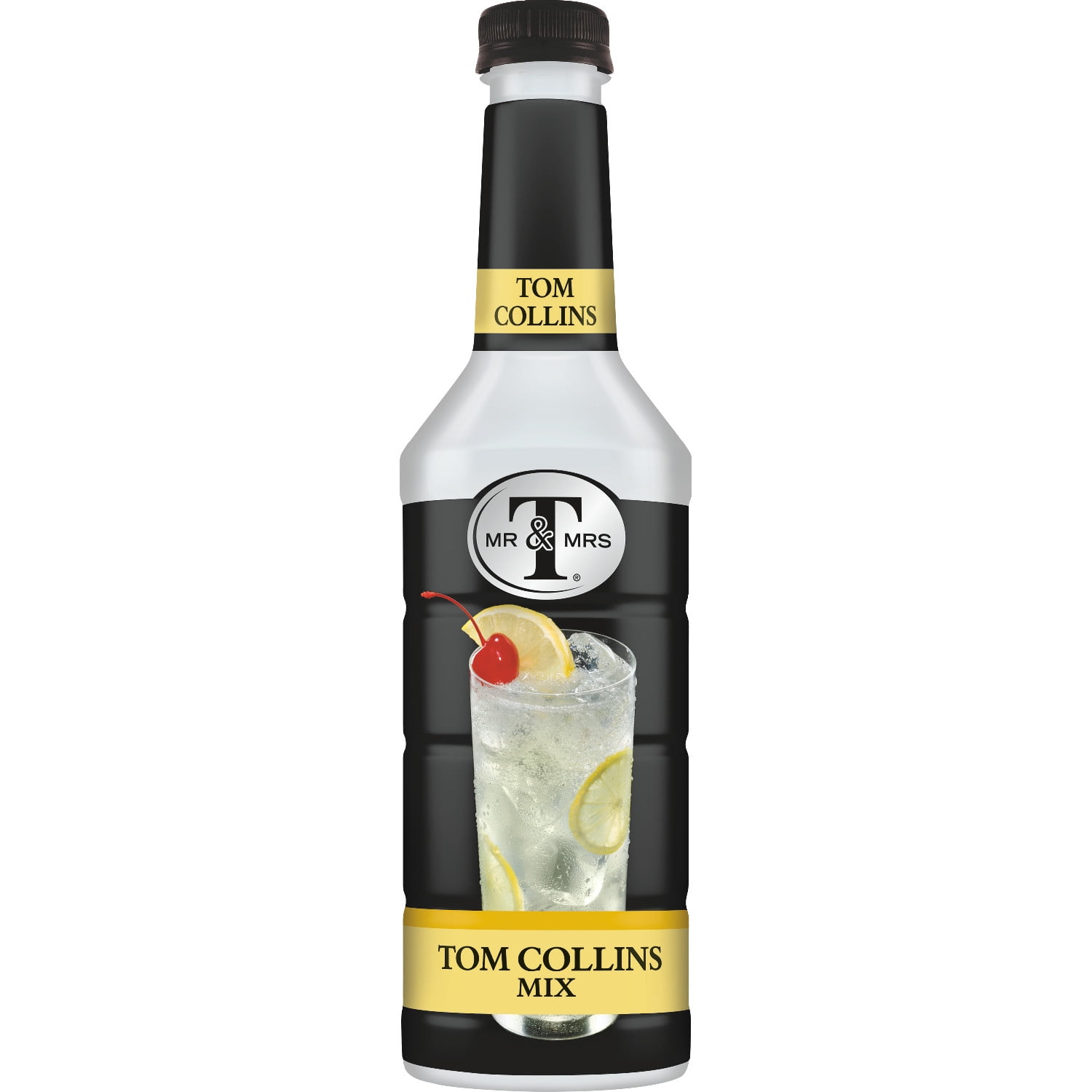 Mr & Mrs T Tom Collins Cocktail Mix, 1 L Bottles, (Pack of 6)