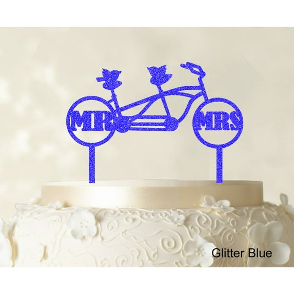 "Mr & Mrs Wedding Cake Topper Custom Name Cake Topper Color Option Available 6""-7"" Inches Wide"