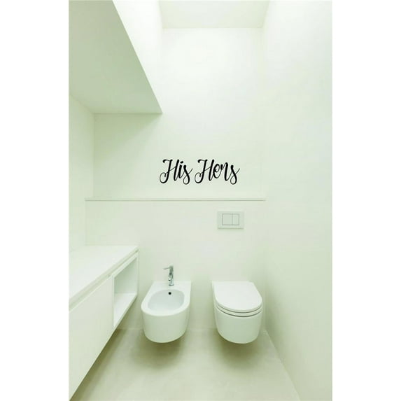 His Hers Mr & Mrs Wedding Love Husband Wife Vinyl Wall Decal for Home - Bride Spouse Groom Wedding Kisses Cute Wall Décor Bedroom Living Room Entry - Removable High Tact - Size: 8 In x 20 In