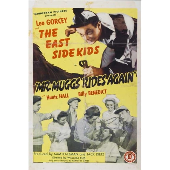 Mr. Muggs Rides Again Movie Poster - 27 x 40 in.