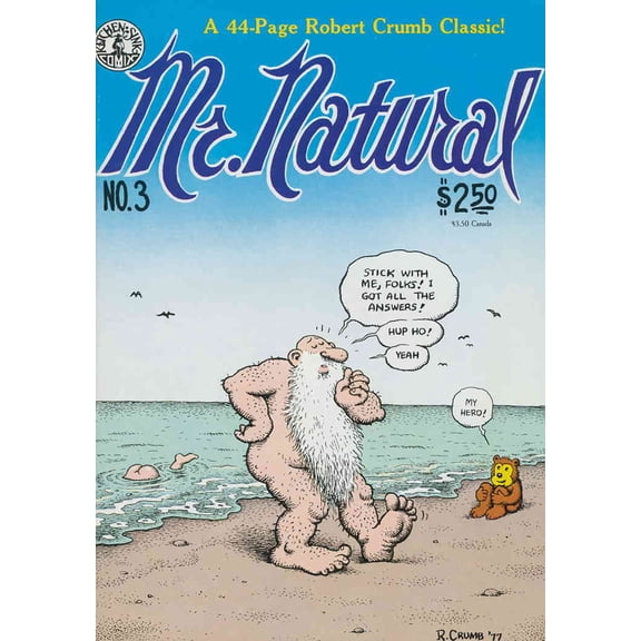 Mr. Natural #3 (8th) VF ; Kitchen Sink Comic Book