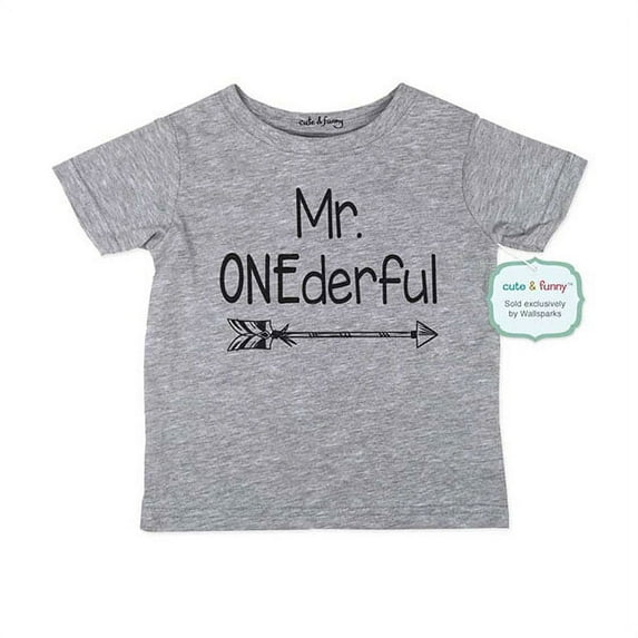 Mr. ONEderful - wallsparks cute & funny Brand cool boho 1st First Birthday Shirt Age 1 One year old - Soft Infant Shirt