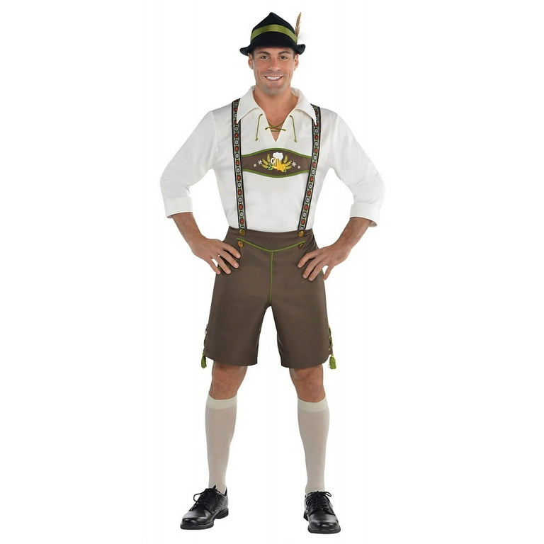 Mr Bavarian Costume Adult Red Brown Mr Bavarian Costume Adult Red Brown
