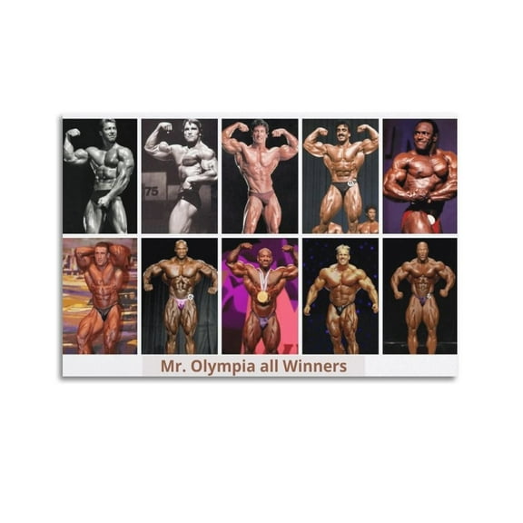 Mr. Olympia Tournament Bodybuilder Poster Poster for Room Aesthetic Posters & Prints on Canvas Wall Art Poster for Room