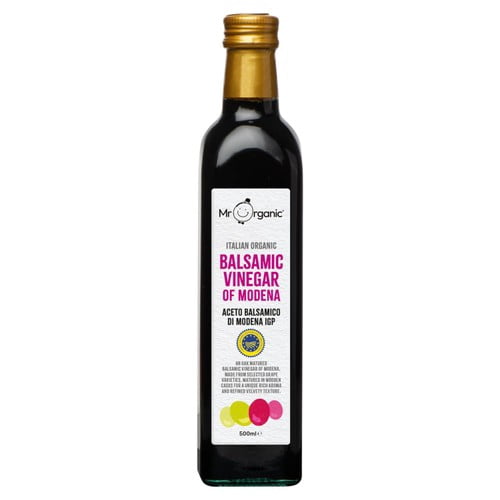 Mr Organic Balsamic Vinegar of Modena 500ml, British Import (Pack of 2)