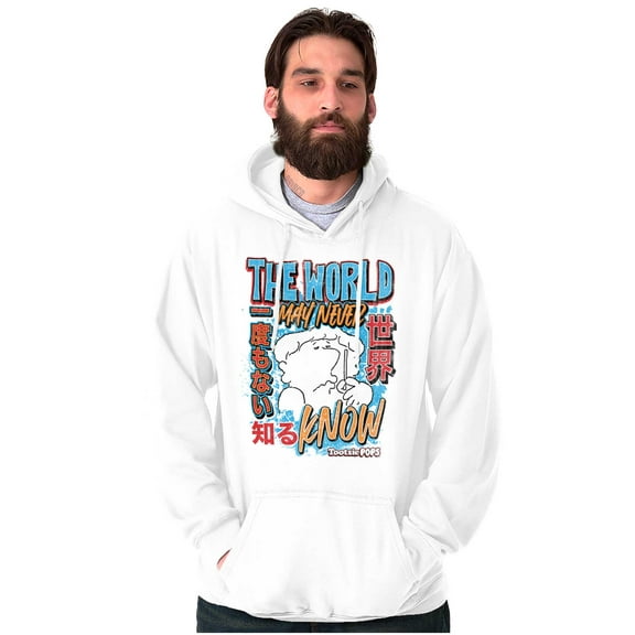 Mr Owl Kanji The World May Never Know Unisex Plus Fleece Graphic Hoodie Brisco Brands 3X