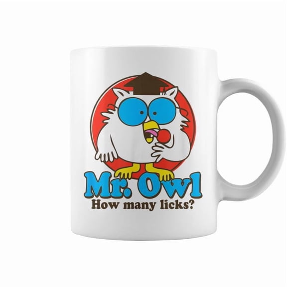Mr Owl Tootsie Pop How Many Licks 38270 Coffee Mugs