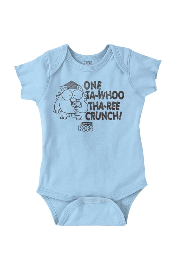 Mr Owl Tootsie Roll Pop Vintage Logo Romper Boys or Girls Infant Baby Brisco Brands 18M