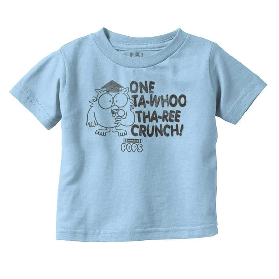 Mr Owl Tootsie Roll Pop Vintage Logo Toddler Boy Girl T Shirt Infant Toddler Brisco Brands 12M