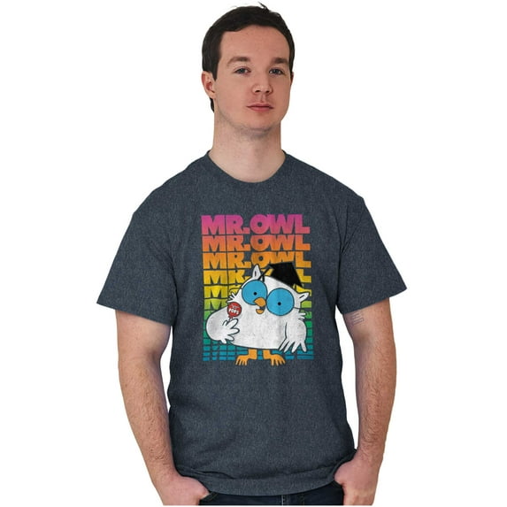 Mr Owl Vintage Retro Tootsie Pops Unisex Plus Size Graphic Tee Brisco Brands 4X