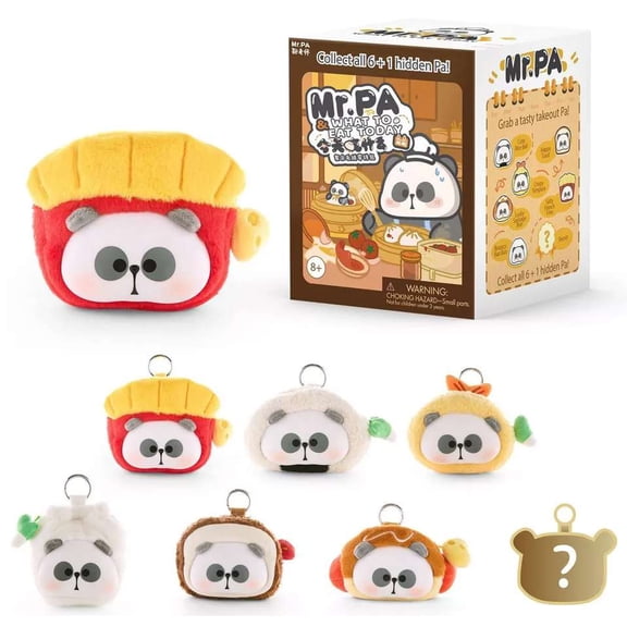 Mr. Pa What To Eat Today Plush Coin Purse Mystery Pack