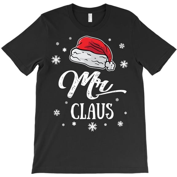 Mr. Papa St. Nick Claus Funny Christmas Dad Matching Family Couple Graphic H43401 T-Shirt, for Men and Women, Up to Size 5XL