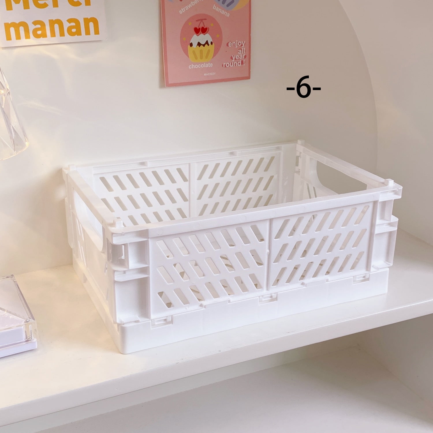 Mr. Paper 7 Simple Style Small Fresh Large Storage Box Foldable High