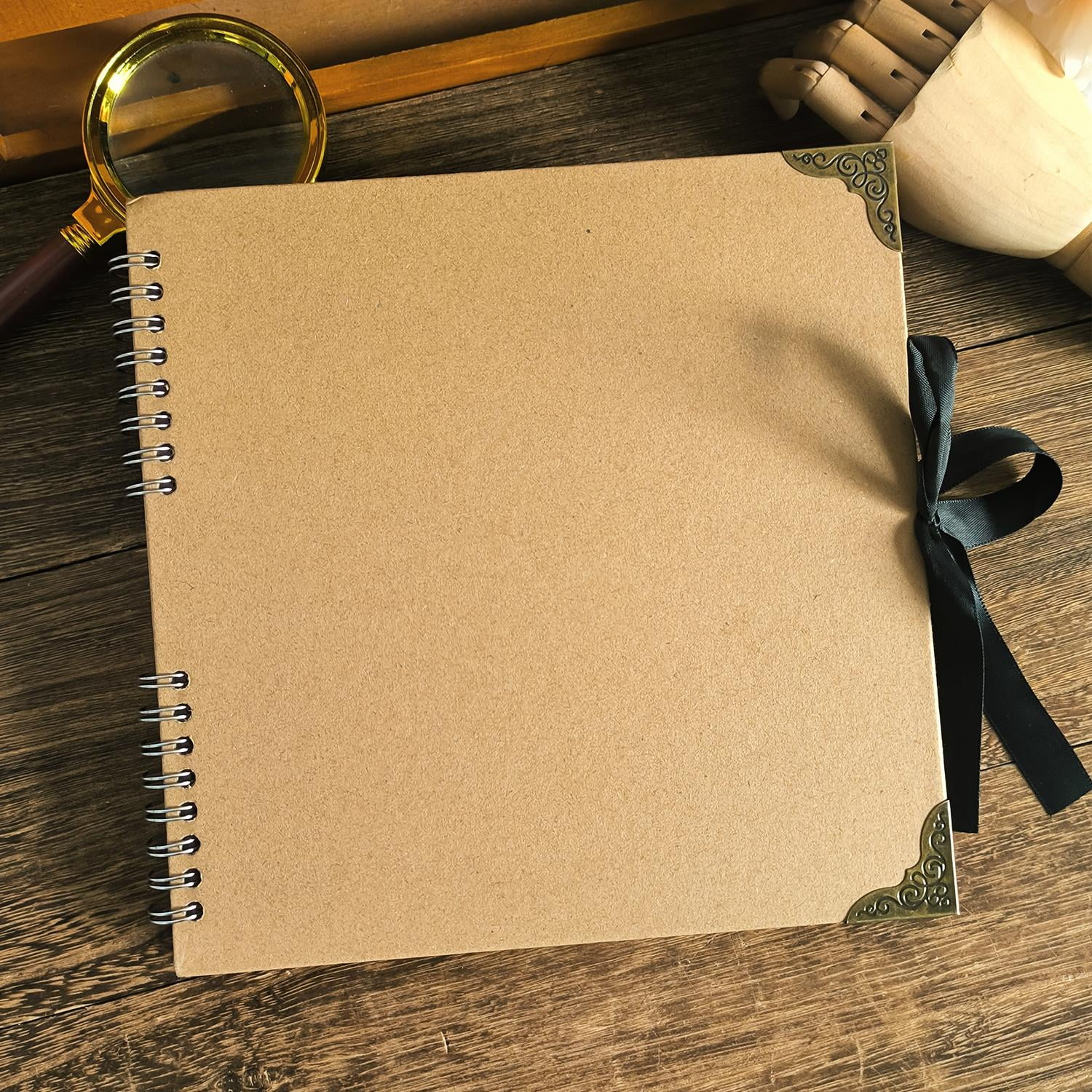 Mr. Paper Vintage Leather Album, 30 Pages/Book, Handmade DIY Keepsake ...