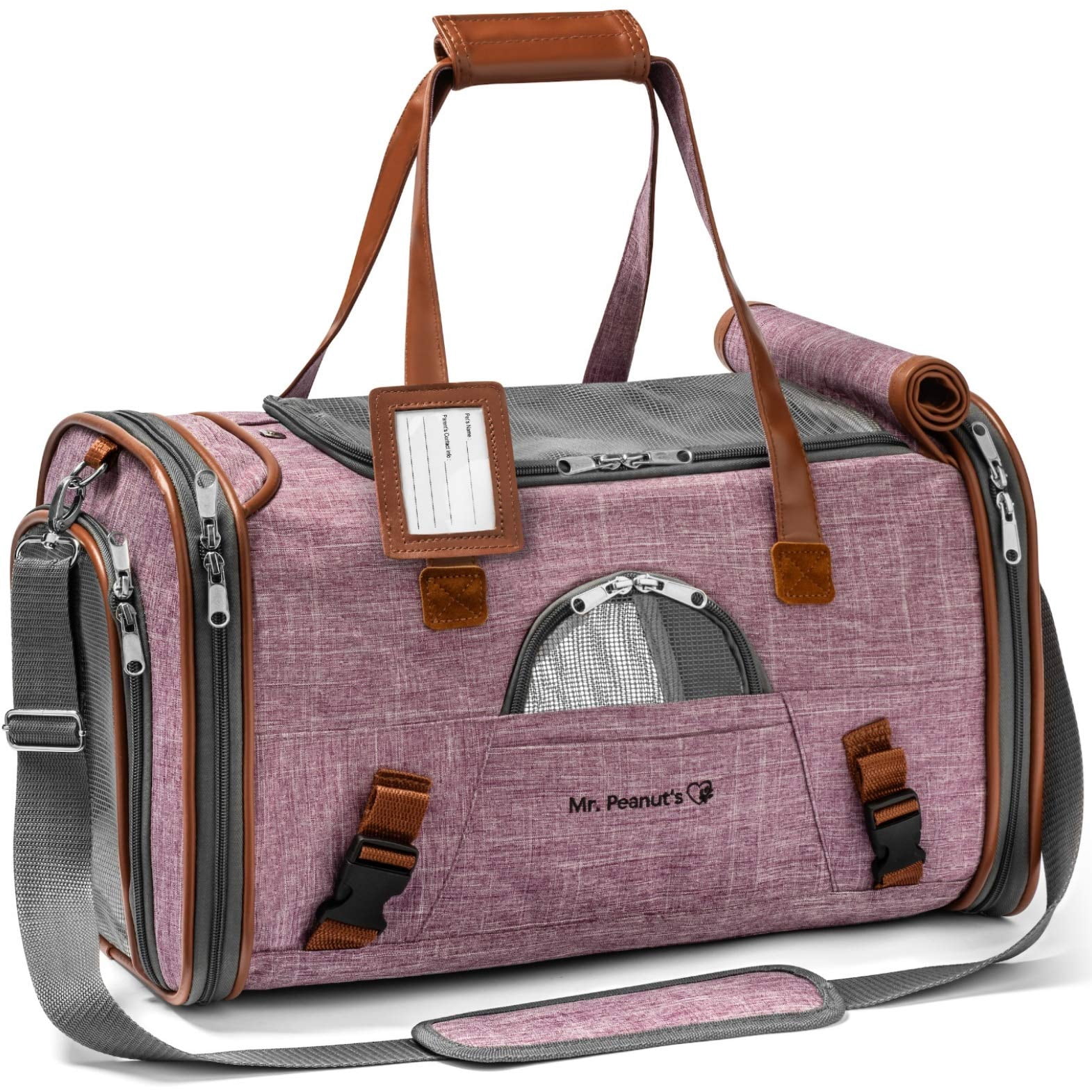 Visual Reference: Mr Peanut S Airline Approved Soft Sided Pet Carrier Profile