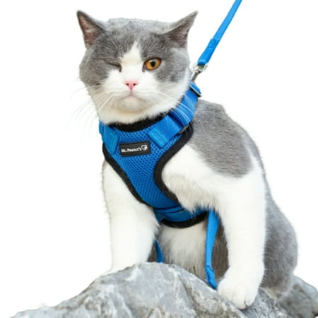 Mr. Peanut's PurrTrek Reflective Cat Harness with Matching Leash