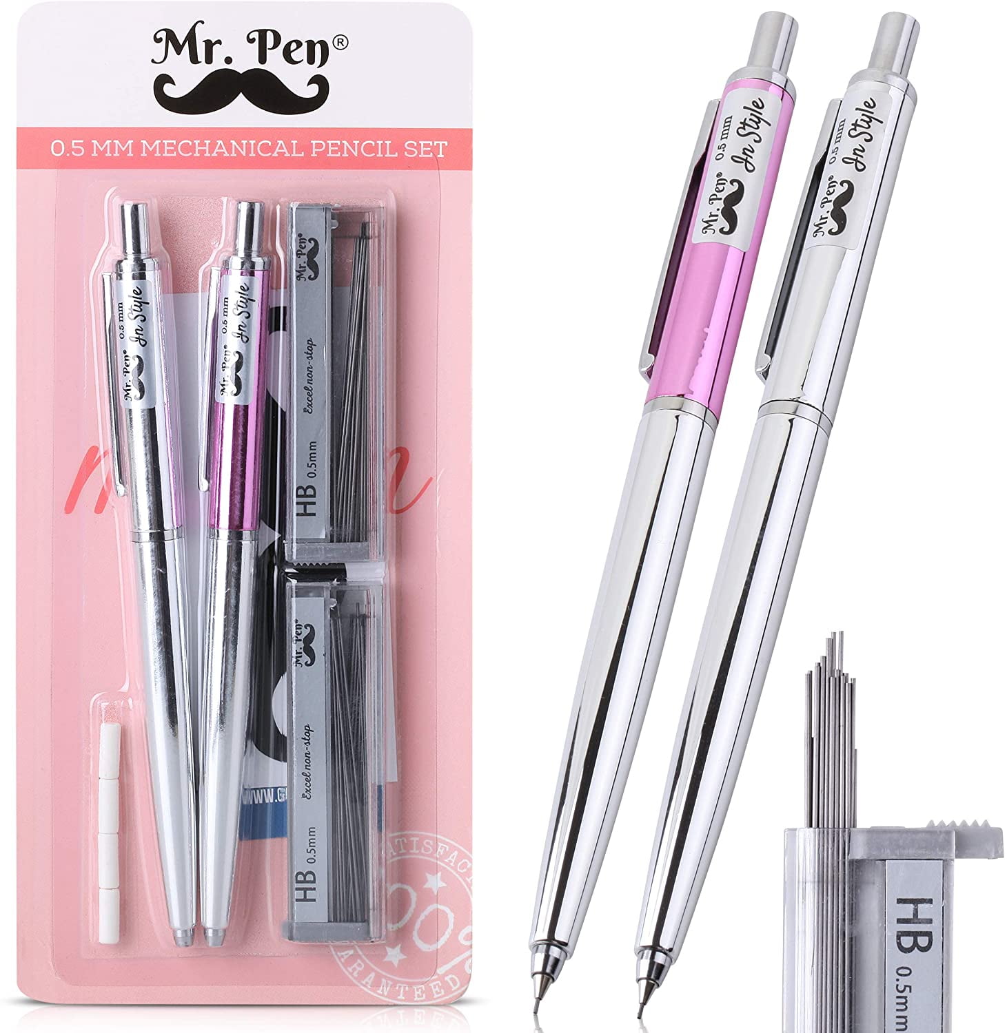 Mr. Pen Dusting Brush, Drafting Brush, Eraser Shield and Eraser 