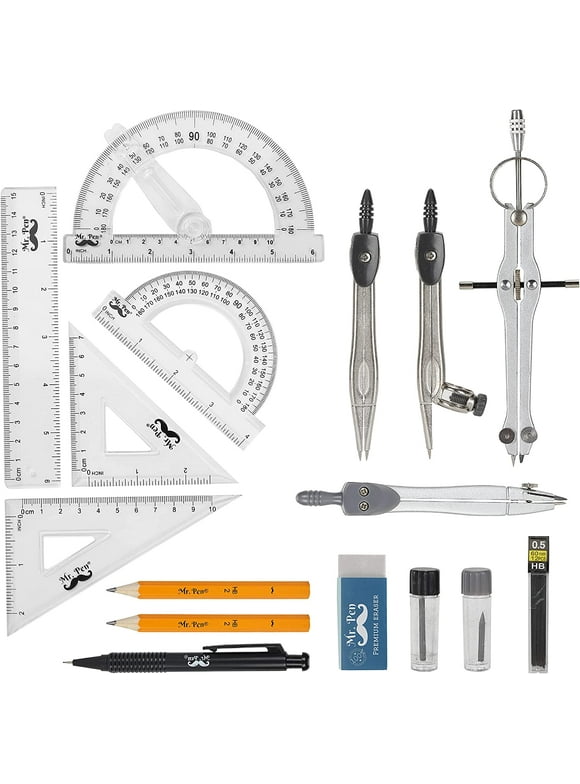 Compasses & Protractors in Rulers, Compasses & Protractors