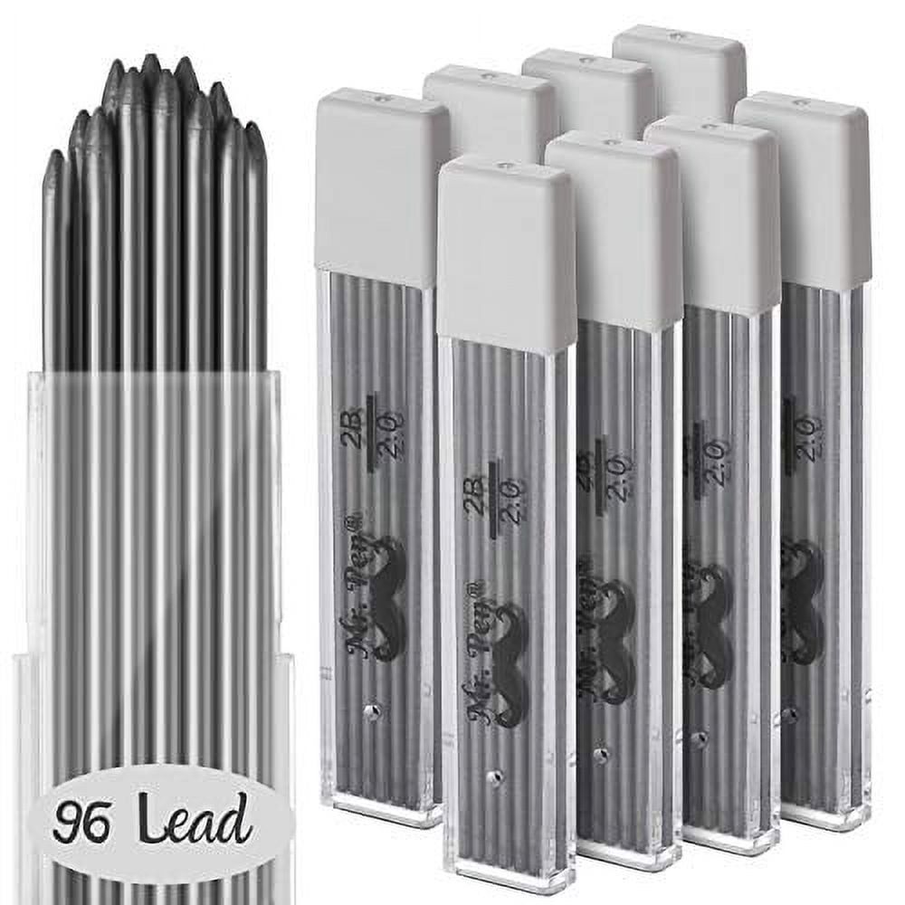 Mr. Pen- 2mm Lead Refills, Pack of 96, Lead Pencils 2.0 mm Mechanical, Pencil Lead, 2mm Mechanical Pencils Lead Refills, 2 mm Mechanical Pencil Lead, Pencil Lead 2.0 mm Refill, 2 mm Lead Refill