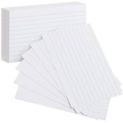 Mr. Pen 3in x 5in Lined Index Cards, White, 100 Cards