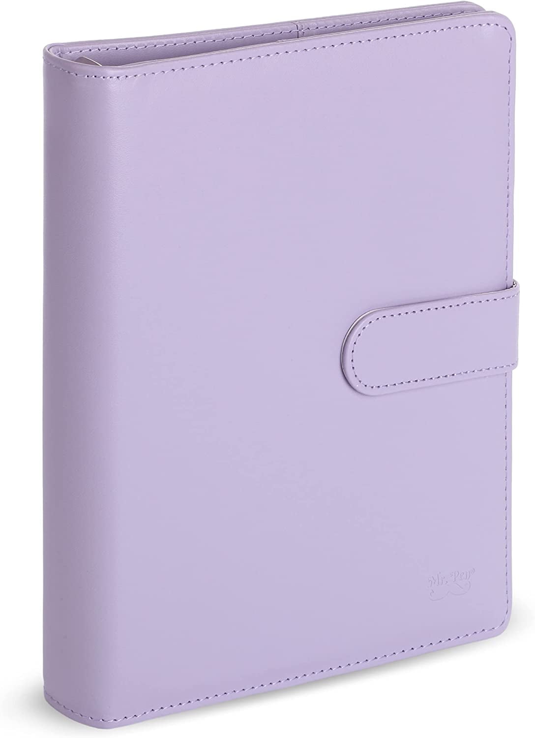 Mr. Pen- A5 Leather Notebook Binder, A5 Binder 6 Ring, Planner Cover, Planner Binder Refillable, Magnetic Ring Binder