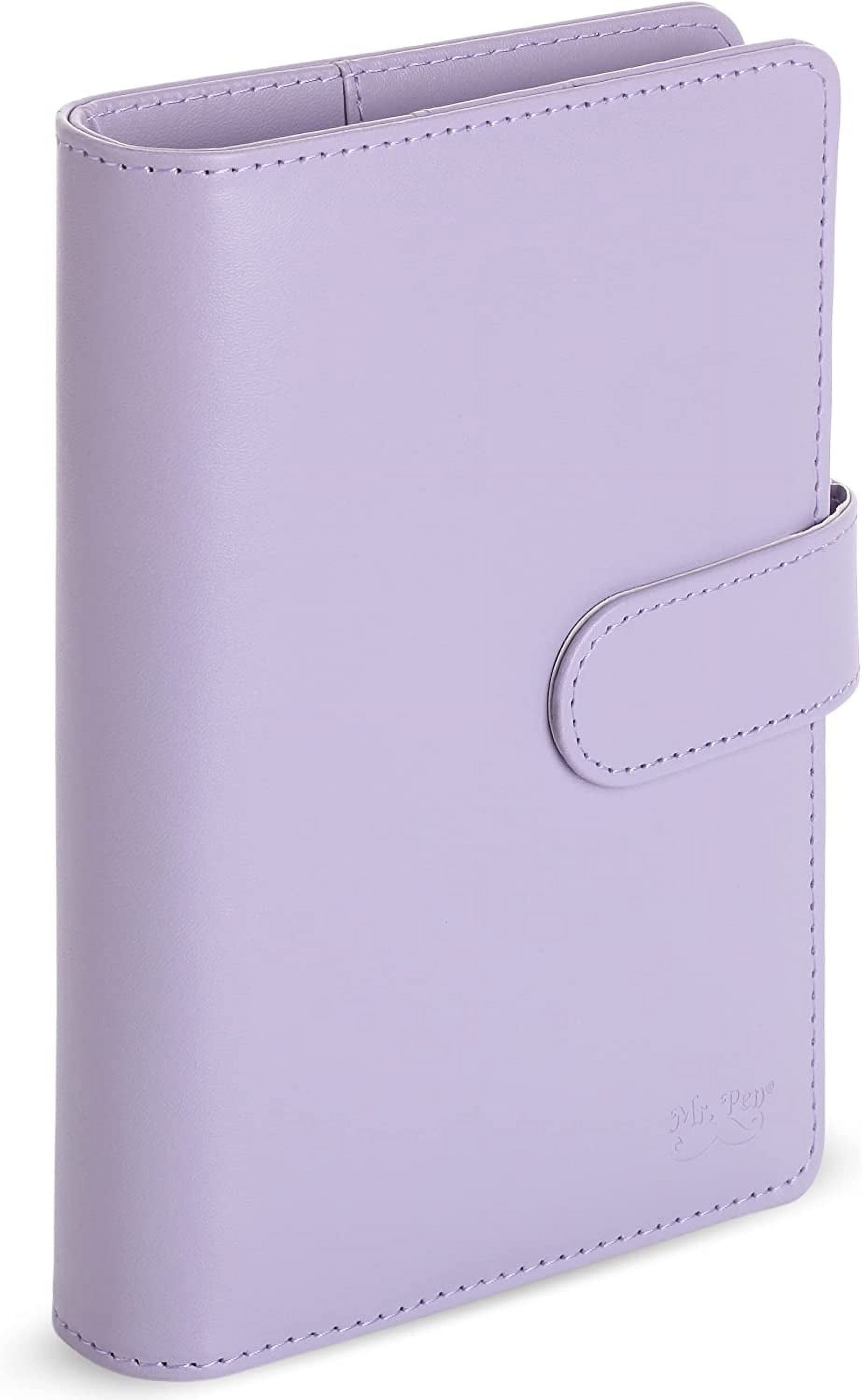 Mr. Pen- A6 Leather Notebook Binder, Budget Binder, Money Binder Organizer for Cash, Savings Binder, Money Organizer