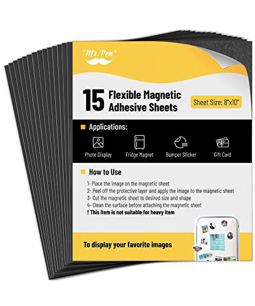Mr. Pen Adhesive Sheets, 8" x 10", 15 Pack, Sheet