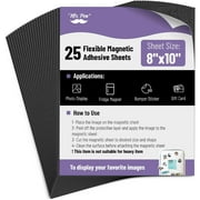 Mr. Pen- Adhesive Magnetic Sheets, 8" x 10", 25 Pack, Magnetic Sheets with Adhesive Backing