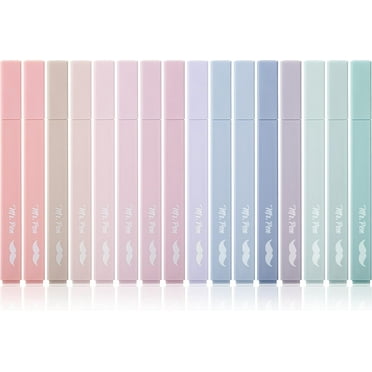 Mr. Pen- Aesthetic Highlighters, 16 pcs, Chisel Tip, Morandi Colors, No Bleed Bible Highlighter Pastel, Assorted Colors, Cute