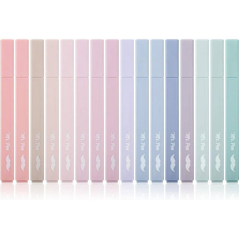 Pen- Non-Dry Bible Highlighters, Morandi Colors, 16pcs, Chisel