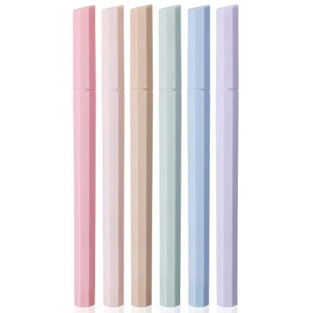 Mr. Pen Aesthetic Highlighters, 6 Pack, Muted Pastel Color, Chisel Tip