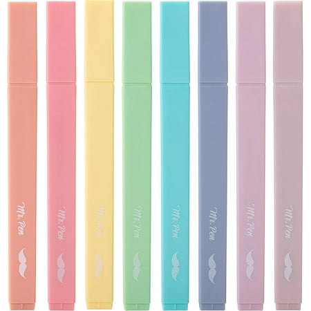 Mr. Pen- Aesthetic Highlighters, 8 pcs, Chisel Tip, Candy Colors, No Bleed Bible Highlighter Pastel price history and forecast - Mr. Pen LEGG004M237