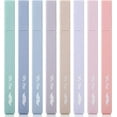 thumbnail image 1 of Mr. Pen- Aesthetic Highlighters, 8 pcs, Chisel Tip, Morandi Colors, No Bleed Bible Highlighter Pastel, 1 of 9
