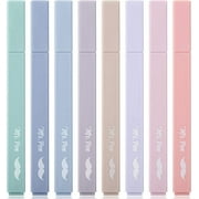Mr. Pen- Aesthetic Highlighters, 8 pcs, Chisel Tip, Morandi Colors, No Bleed Bible Highlighter Pastel